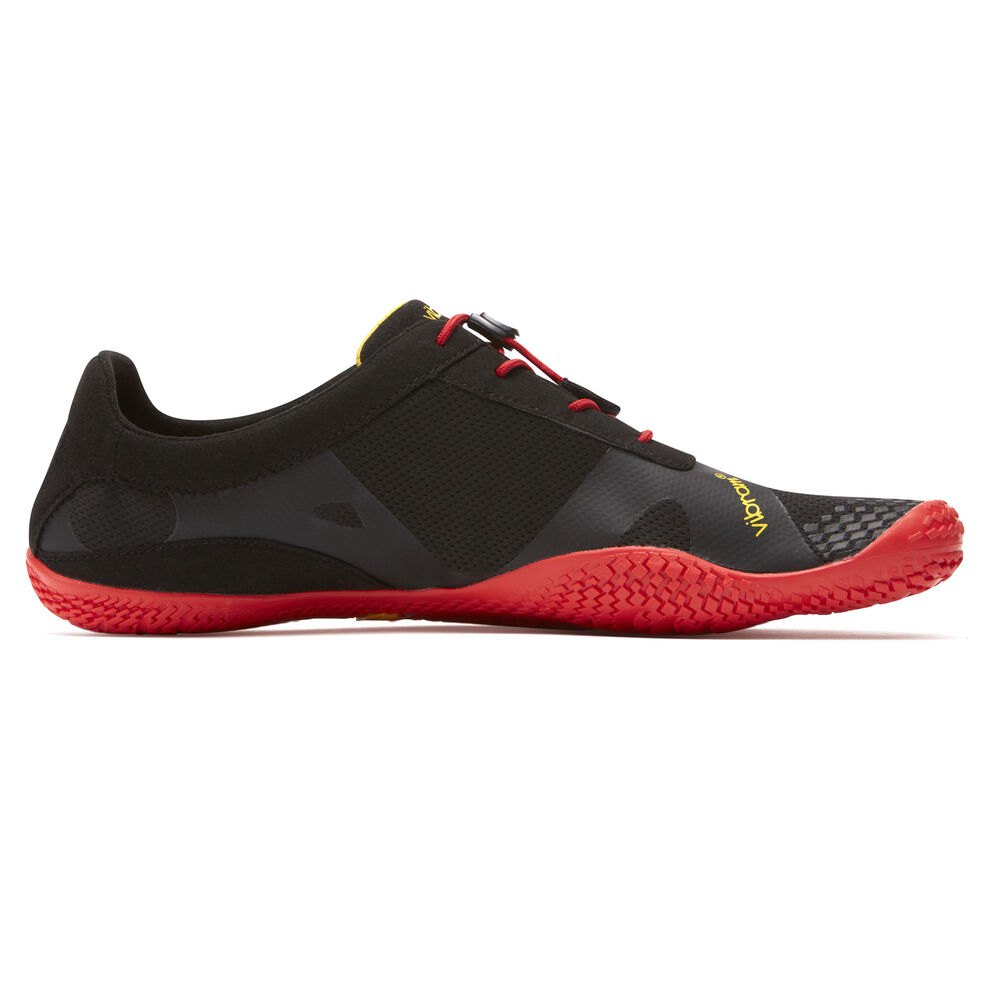 Vibram Five Fingers Mens Training Shoes - Black/Red - KSO EVO - 21805-HXDO